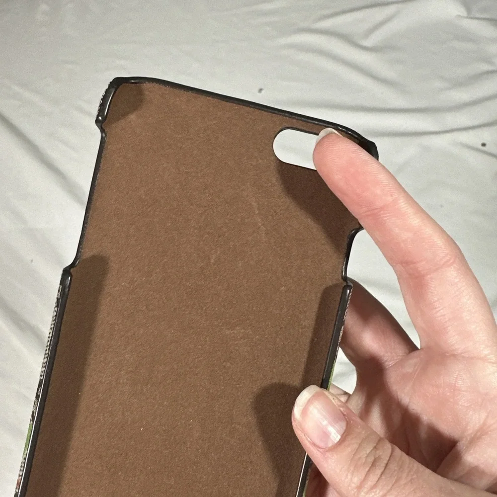 NWOB $640 Gucci [ iPhone 6 Plus/6S Plus ] Case GG Monogram‎ Beige Italy #U1560